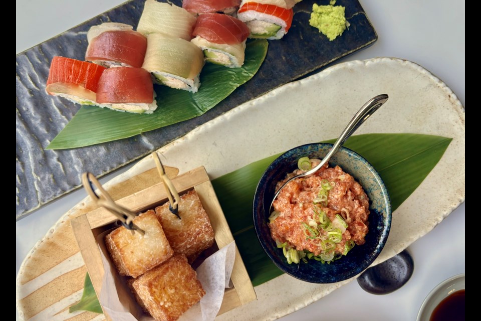 One of the newer additions to the Lobby Lounge & RawBar's menu is the tuna with crispy rice. The dish, made popular by Nobu, is gaining traction in Vancouver. 
