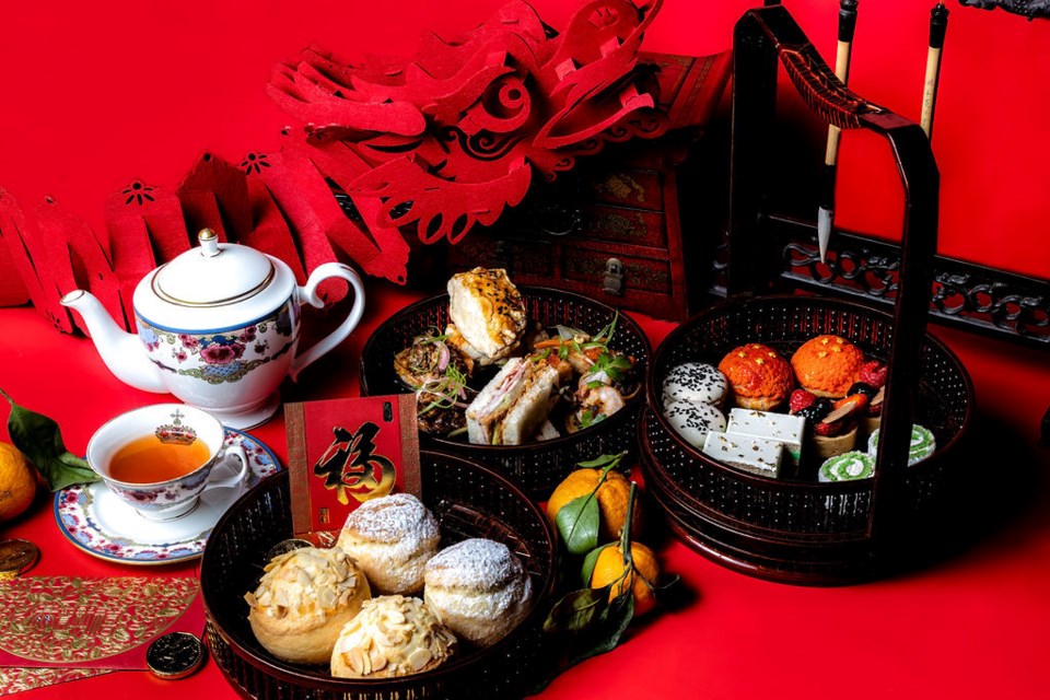 Featuring one of the best Afternoon Tea services in Vancouver, Notch 8 at the Fairmont Hotel Vancouver's themed Lunar New Year tea welcomes the Year of the Dragon in style