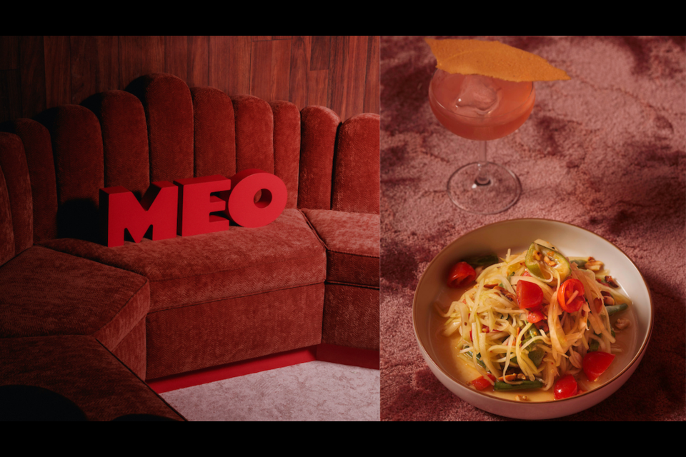 Meo is a new cocktail bar with snacks opening in February 2024 in Vancouver's Chinatown. The project comes from the team behind Michelin-starred Kissa Tanto, which happens to be located right above the new nighttime venue.