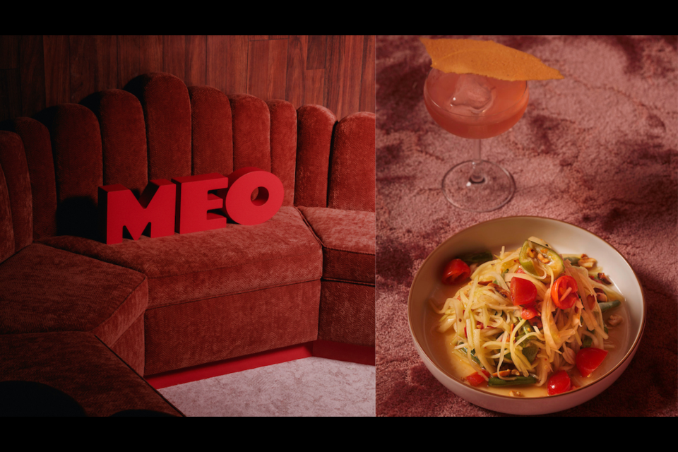 Meo is a new cocktail bar with snacks opening in March 2024 in Vancouver's Chinatown. The project comes from the team behind Michelin-starred Kissa Tanto, which happens to be located right above the new nighttime venue.