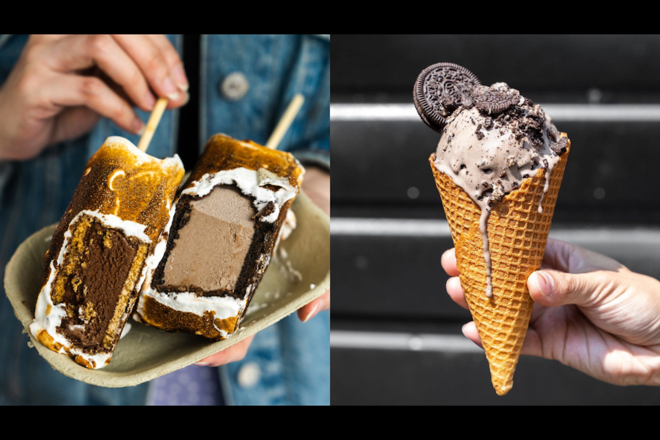 Mister Artisan Ice Cream is known for its fun treats, like their S'mores bar, along with ice cream sammies and collaborations with Vancouver businesses