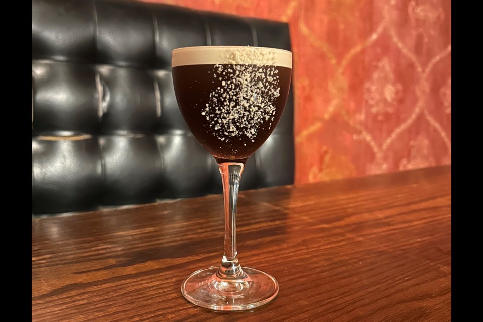 Bar Manager Levi DeVos has created a new cocktail menu featuring fun twists on popular drink favourites, like an espresso martini
