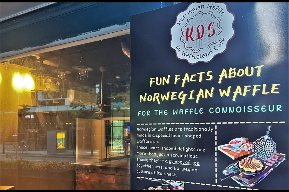 A Norwegian waffle cafe from the Waffleland team is opening in Vancouver on Robson Street.