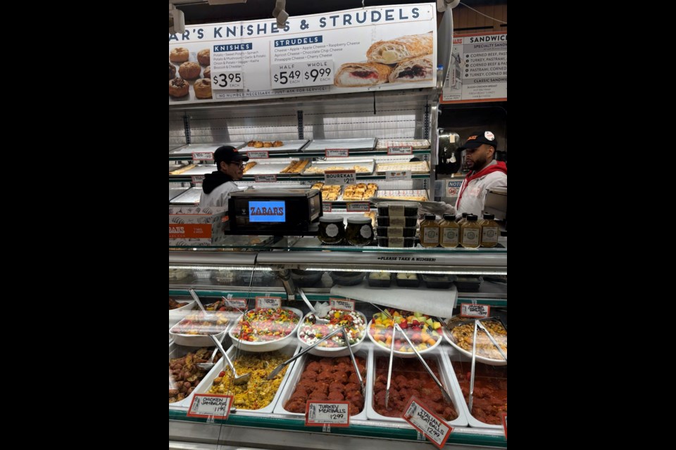 Zabar's is a legendary deli and gourmet grocer on New York's UWS.