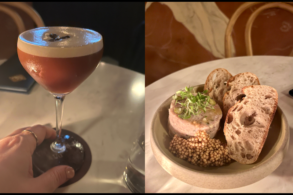 At Pax Romana, a new Mediterranean-style tapas bar with cocktails and shareable dishes, you'll find a fantastic Espresso Martini made with fat-washed white rum and plates like a rabbit terrine on the menu