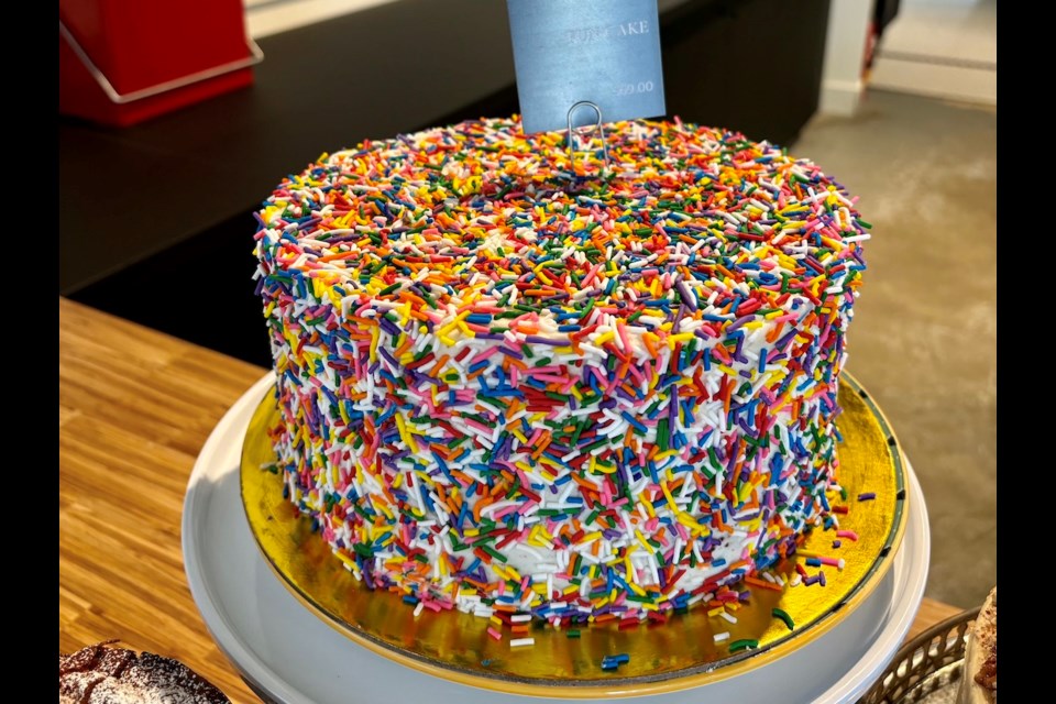 You can get cake, whole or by the slice, at Purebread