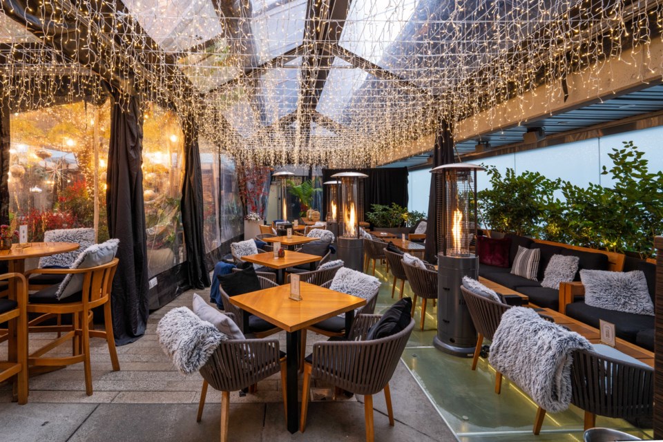 Reflections: The Winter Terrace at Rosewood Hotel Georgia is set to reopen for the festive season on Nov. 1, 2023. 