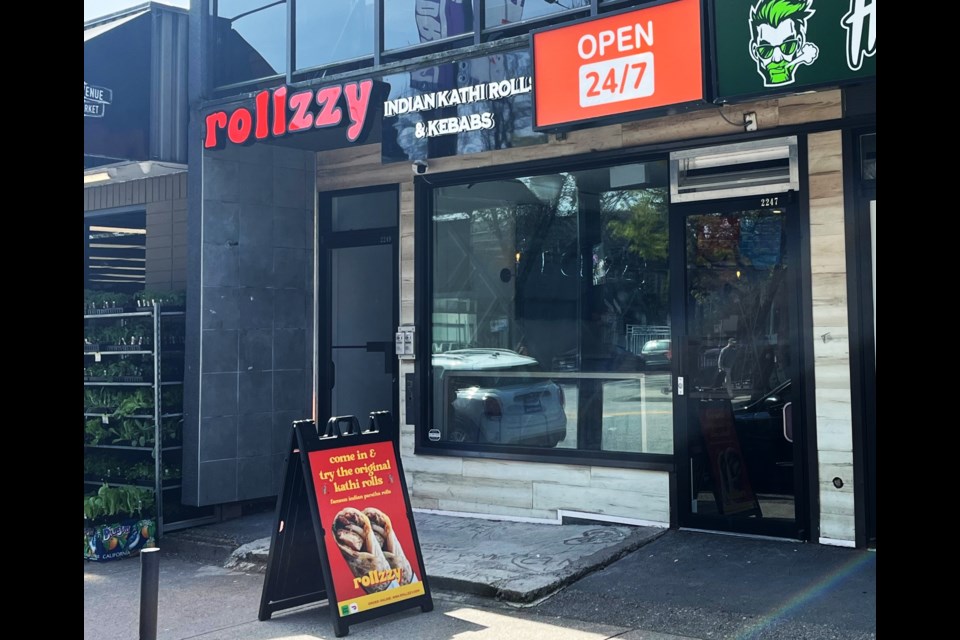 Rollzzy, a Vancouver-based Indian quick eats restaurant, is expanding again with a third location.