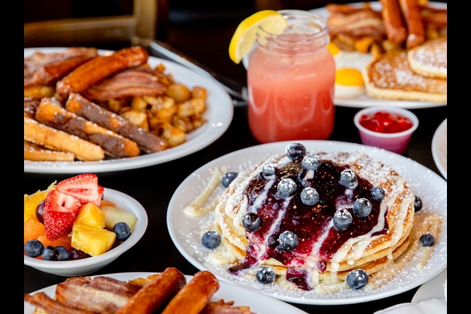 Ontario-based Stacked Pancake & Breakfast House is a family-friendly daytime chain with a breakfast menu of pancakes, waffles, omelettes and combo platters as well as lunch dishes like burgers, wraps, and fries. 