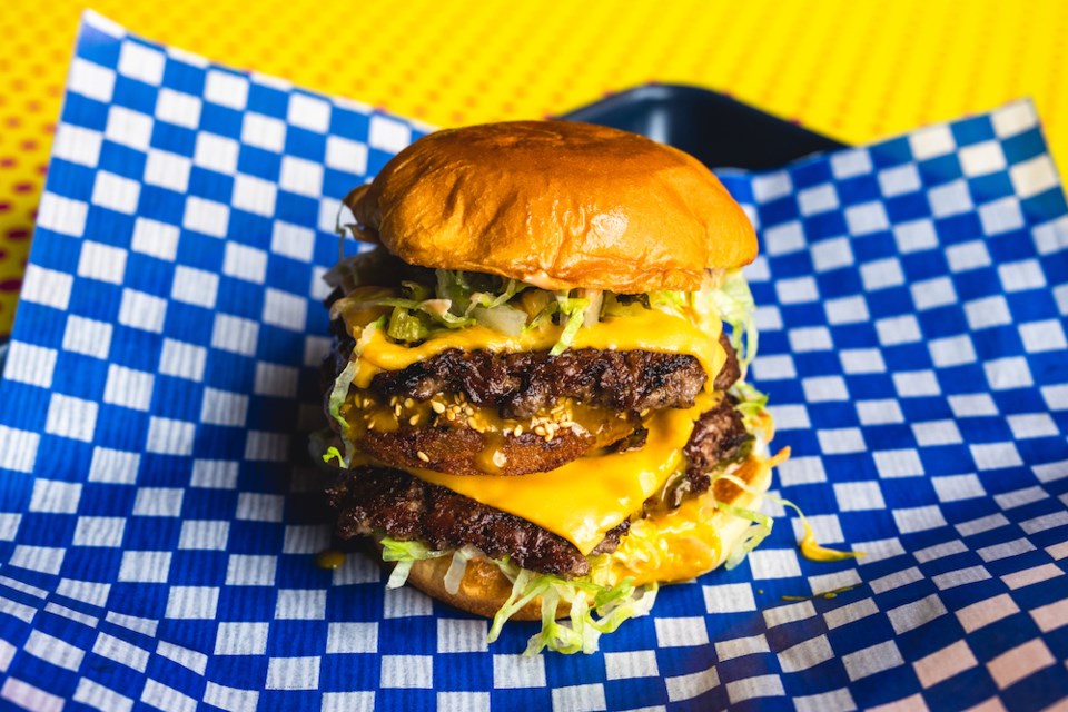 Burgers, fries, and shakes with Southeast Asian flavours will be on the menu when Street Hawker opens later this spring in Vancouver