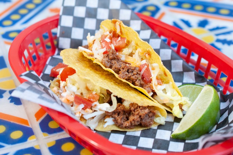 Crunchy Tacos at Taco Ding Dong, a new ghost kitchen concept offering delivery in Vancouver