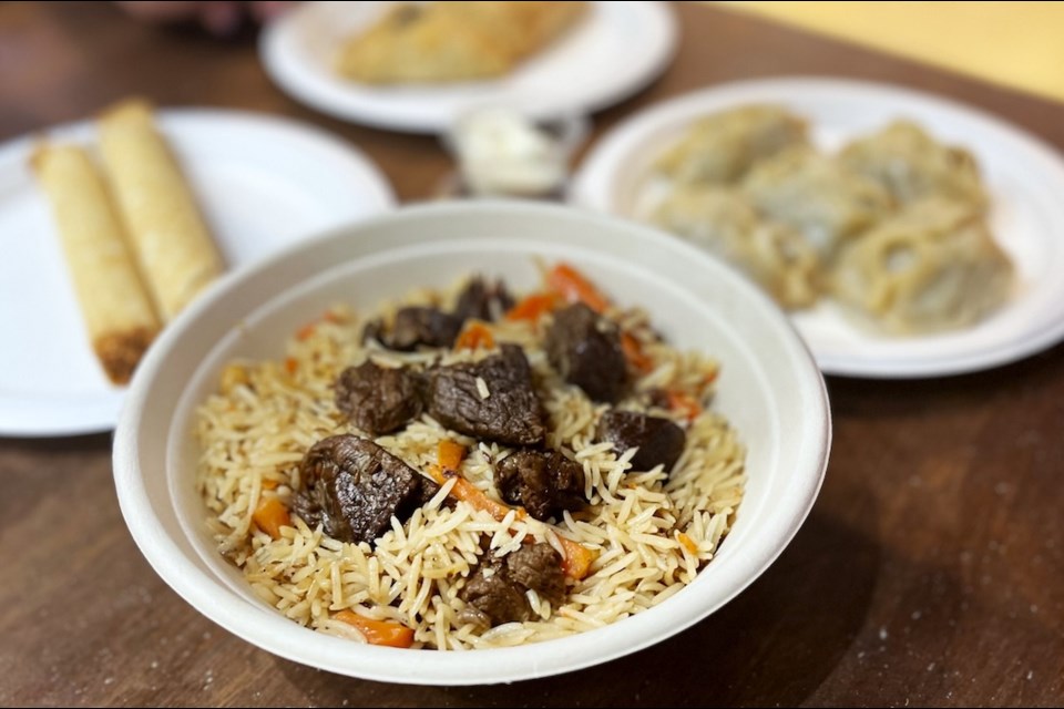 Vancouver's only restaurant that serves Uzbek cuisine is Tashkent, which recently opened a stall at the International Village food court.
