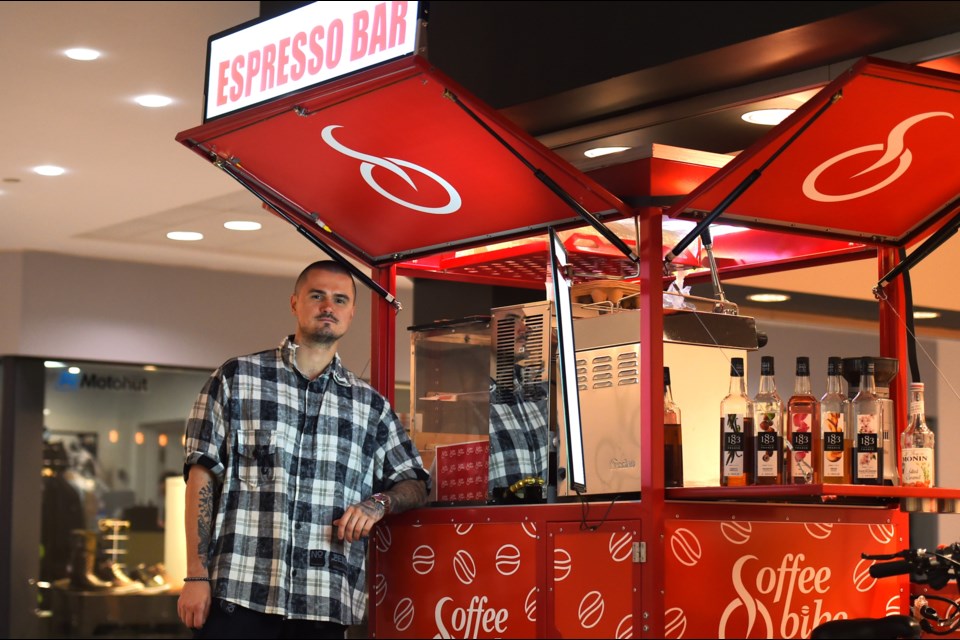 Vlad Priadko founded Coffee Bike World in Vancouver a few years ago.