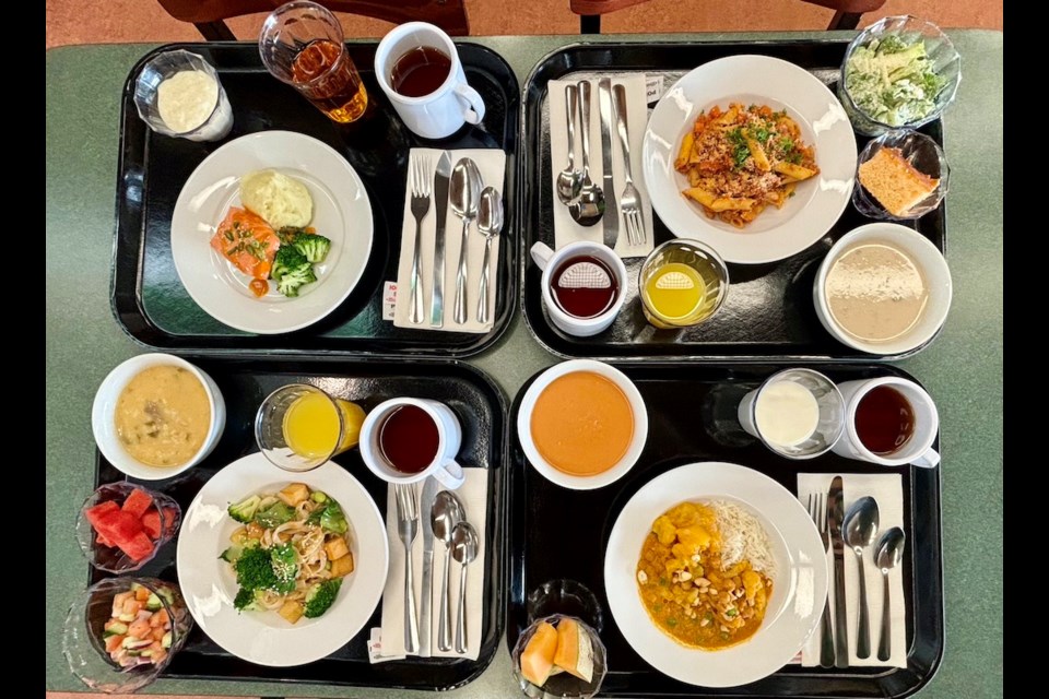 Though Chef Ned Bell began with over 50 recipe ideas, the working list was narrowed down to about 20 dishes for lunch and dinner