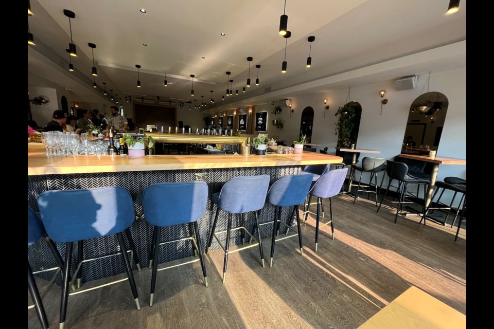 Inside 1728 Commercial Dr when it was Vivace in August 2023. 