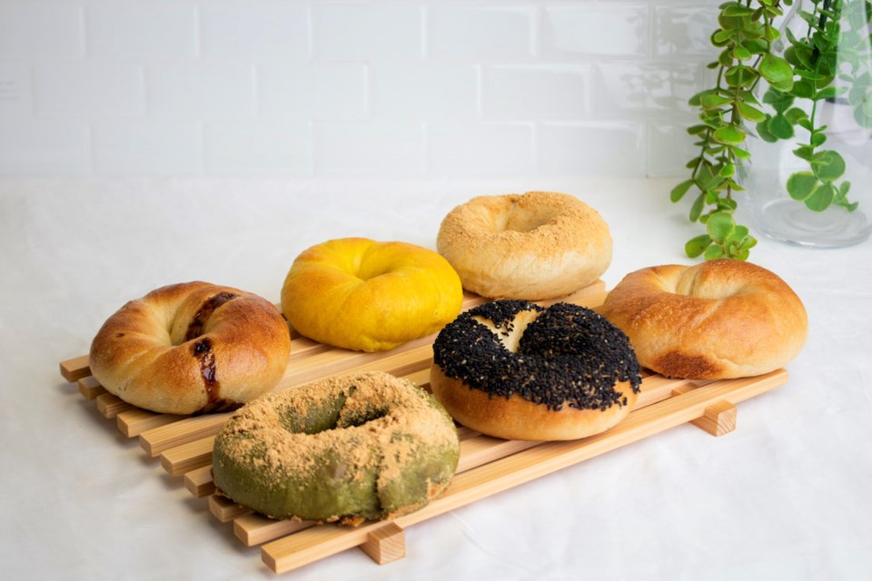 Wa-Bagel, a new Japanese-style bagel shop from Vancouver's Aburi restaurant group, officially opens on Sept. 13, 2023