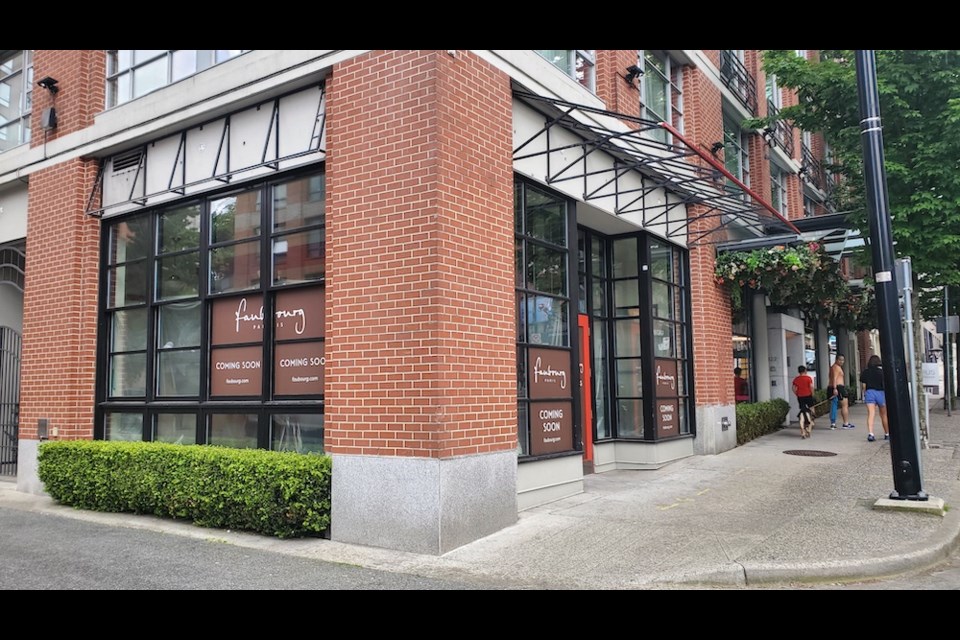 Faubourg will open its third Vancouver location this summer on Davie Street in Yaletown.
