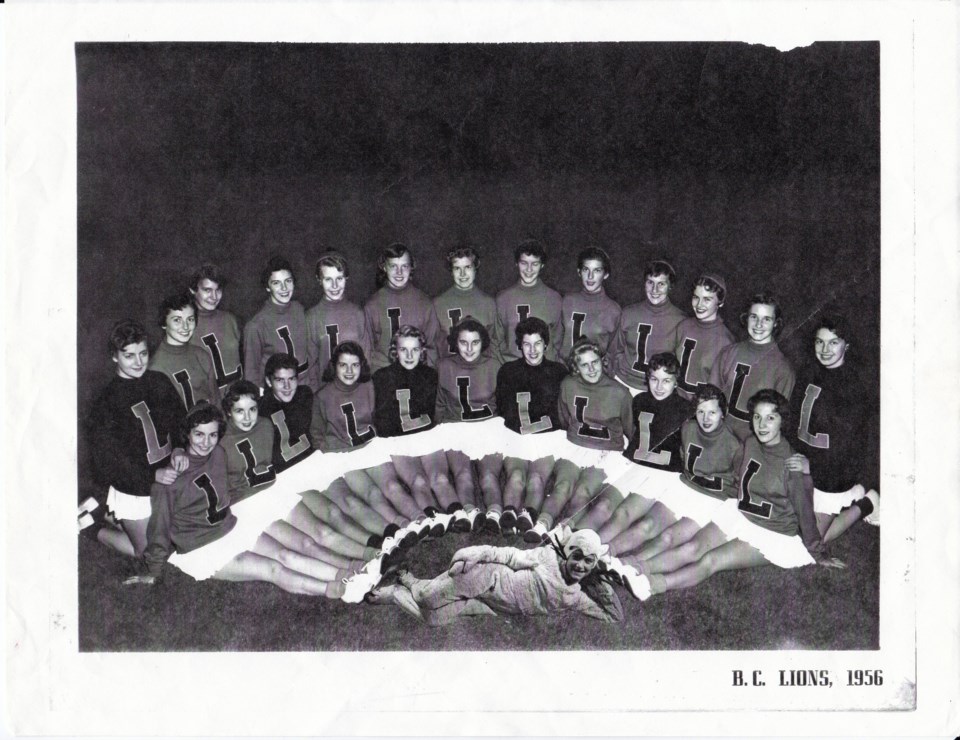 1956-bc-lions-cheerleaders-and-mary-as-leo