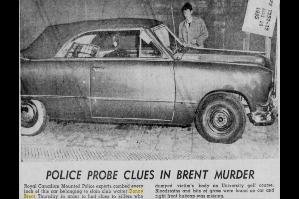The body of Danny Brent was found on the 10th green of the UBC golf course in 1954. The case remains unsolved
