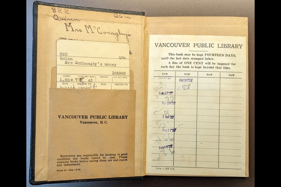 A book was returned earlier in 2023, more than 85 years after it was due back at the Vancouver Library in 1937.
