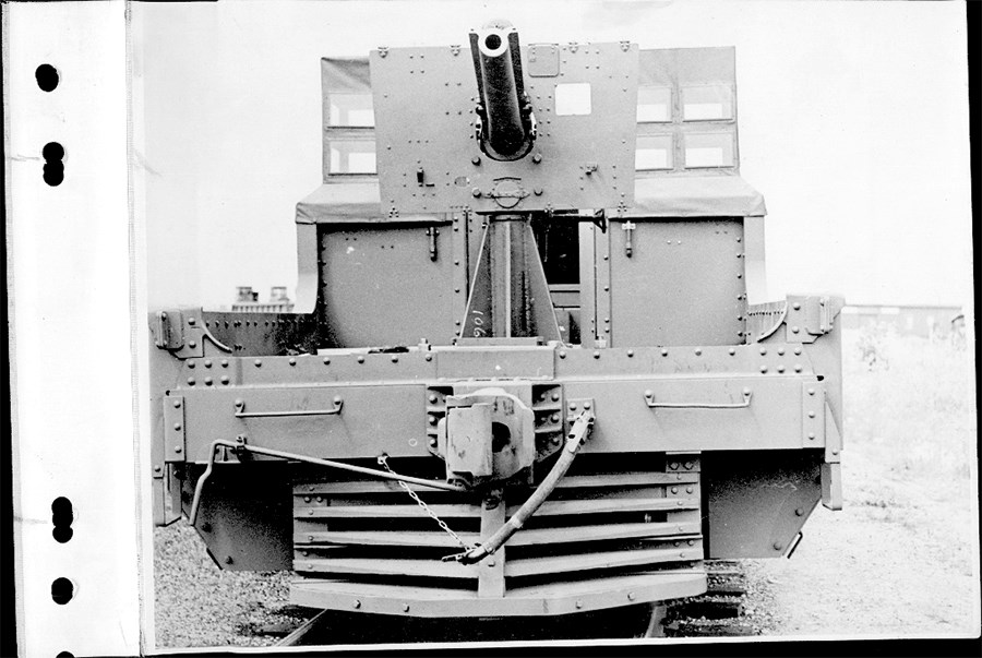Skeena armoured train. Photo: Ingenium x-19433