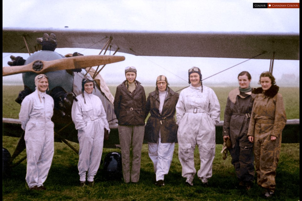 All from Vancouver, The Flying Seven was a group of BC's first female pilots. Based in Langley, they blazed a trail for the future of women in aviation. 