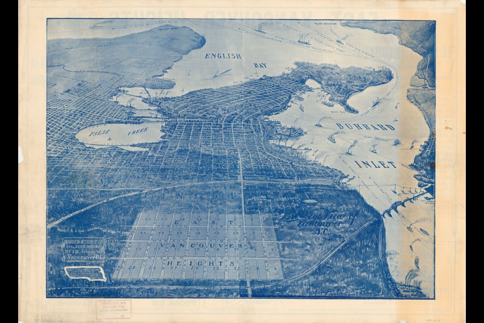 Published in 1907 this map was created for a 鶹ýӳreal estate company. Reference code: AM1594-: MAP 747-: LEG1327.8