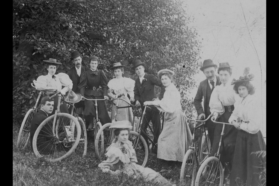 This group of friends took a ride around Stanley Park in the 1890s.
Reference code: AM336-S3-2-: CVA 677-278