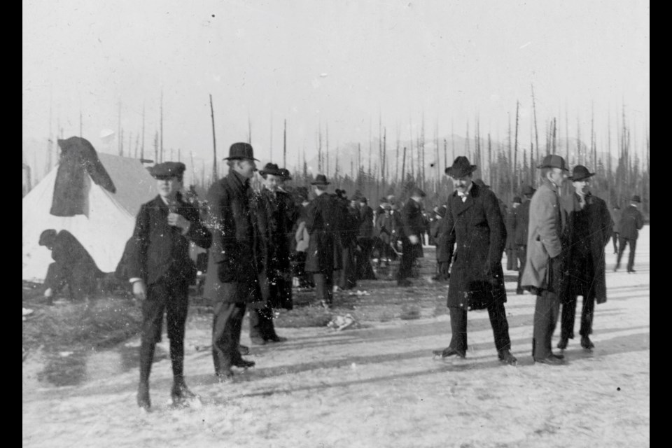 A group of people skating at Trout Lake in the 1890s before there was much development around the area.
Reference code: AM54-S4-1-M-3-: M-3-11.3