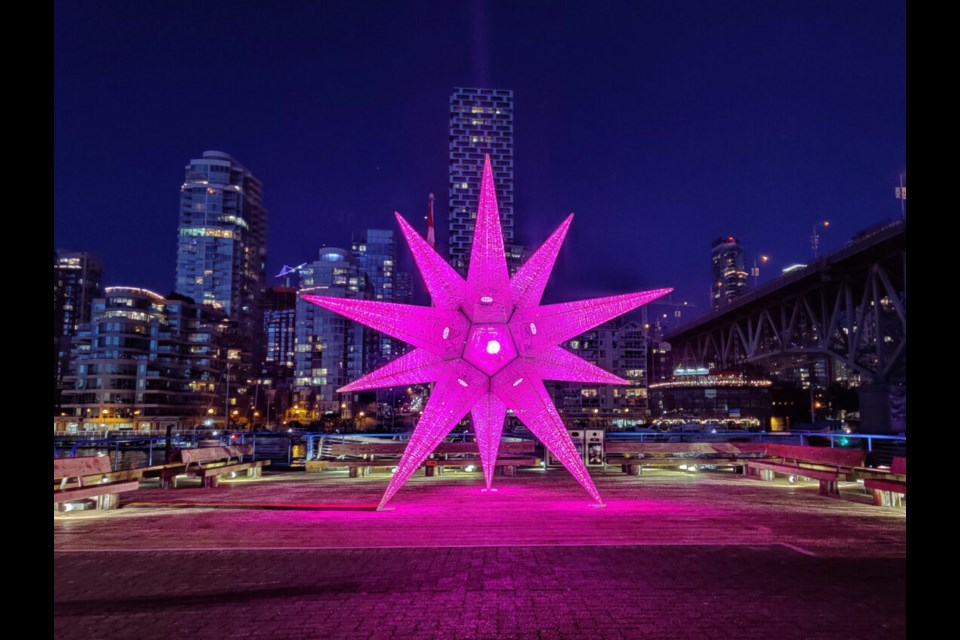 The interactive art installations will add sparkle and excitement to English Bay, Jim Deva Plaza, Granville Island and the Bentall Centre in Downtown Vancouver