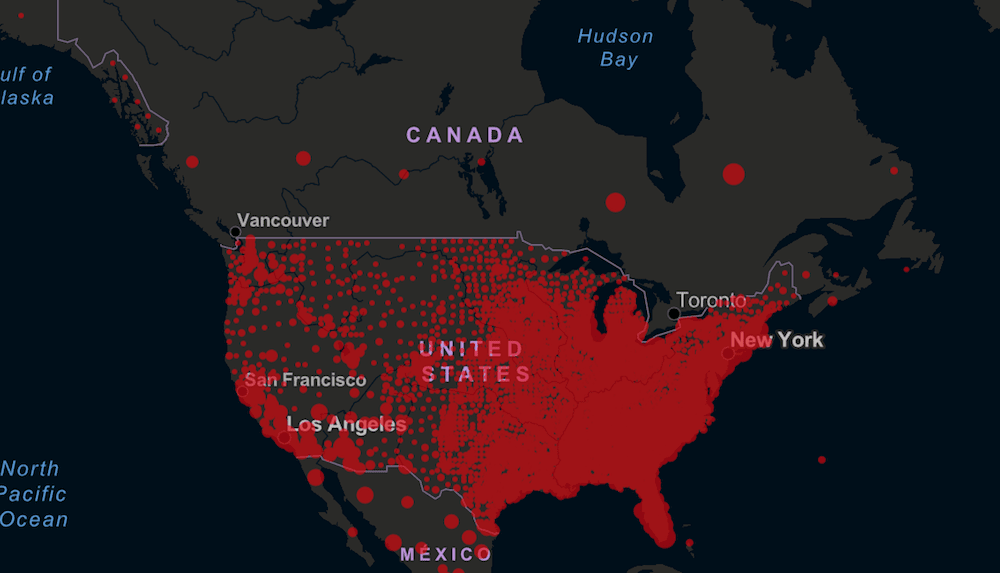 MAP: Locals plead to keep Canada-U.S. border closed during ...