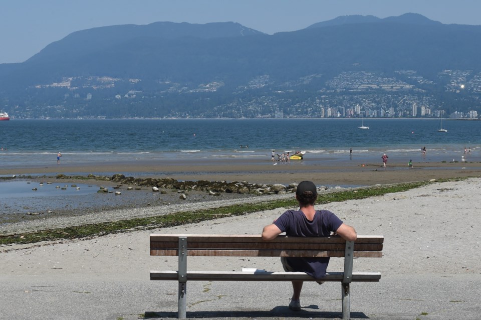 bench-beach-vancouver-file-photo