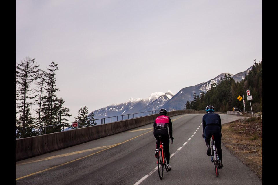 A ride from downtown Vancouver to beautiful Lions Bay means cycling along the Sea to Sky Highway