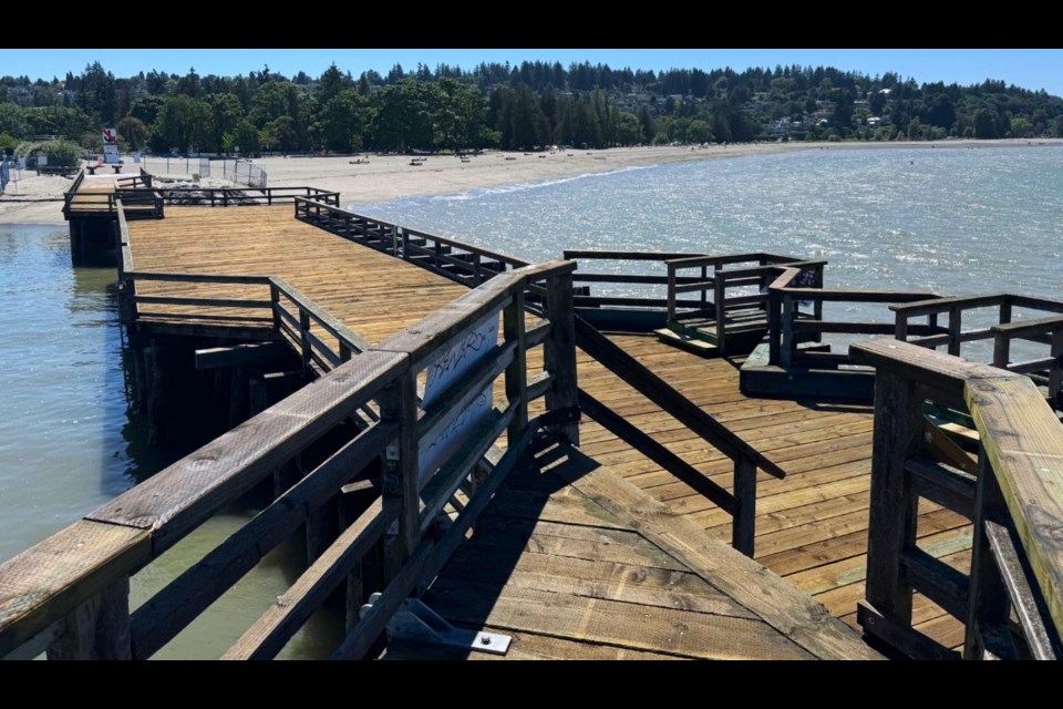 Vancouver's Jericho Pier has reopened to the public.