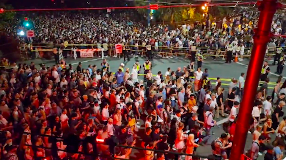 A video from the Vancouver Police Department in July shows locals leaving the Honda Celebration of Lights in a massive crowd near Davie and Denman streets.