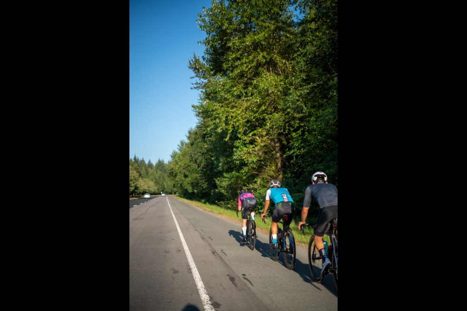  It is not a partitioned nor dedicated bike path per se, but it is a route used regularly by both recreational cyclists and commuters.