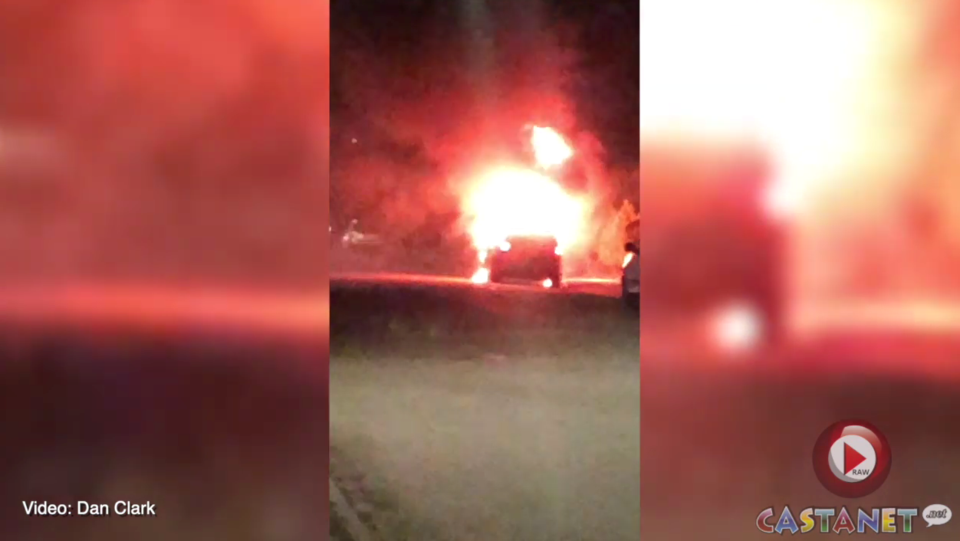 penticton car fire