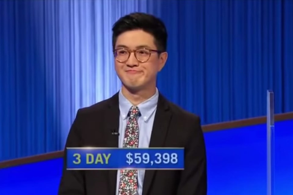 Metro Vancouver resident Brendan Liaw is a UBC grad and is up for his fourth Jeopardy win on Friday, May 23, 2025. 