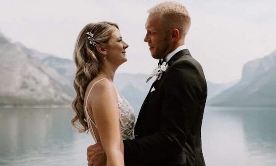 A couple got married in Calgary in August 2022 before travelling to Vancouver, B.C. where their car was broken into while they rode bikes in Stanley Park.