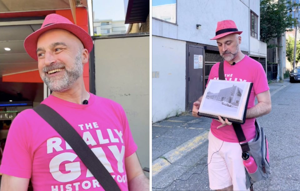 Glenn Tkach Vancouver really gay history walking tour guide 