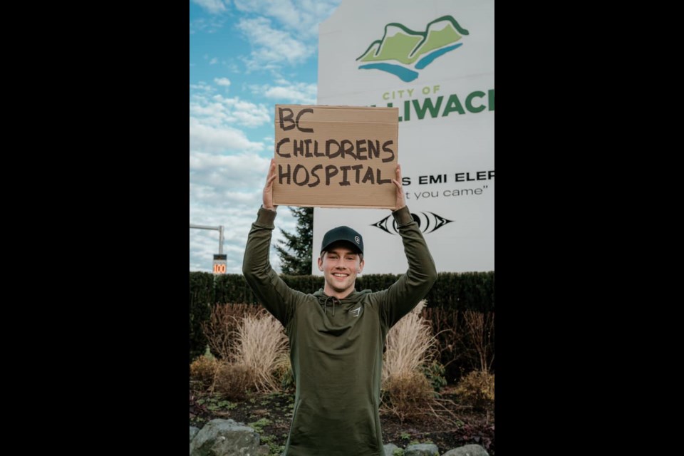 Jayden Lee, a 22-year-old from Chilliwack will be running over two marathons to raise money for BC Children’s Hospital on Oct. 2.