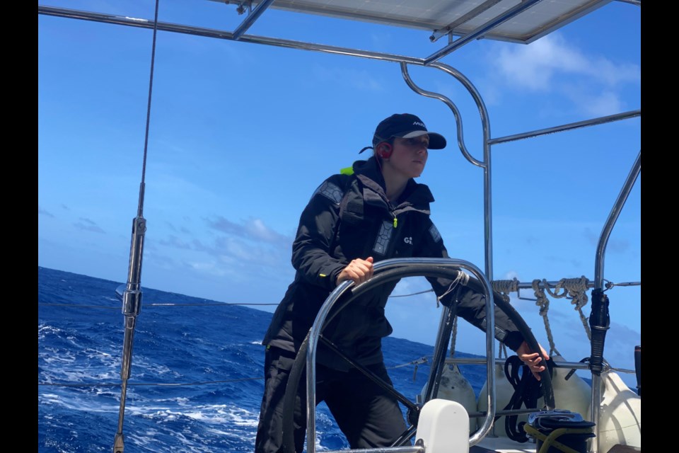 Mullins sailed one of the races support yachts back to Spain as part of a team of two.