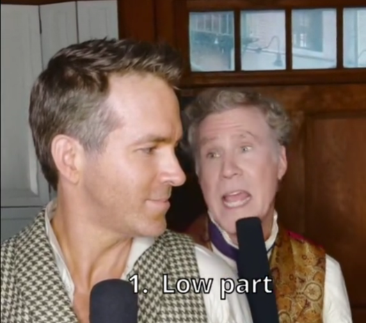 Ryan Reynolds and Will Farrell took a break from filming Spirited to bless us with a beautiful rendition of Mika's Grace Kelly.