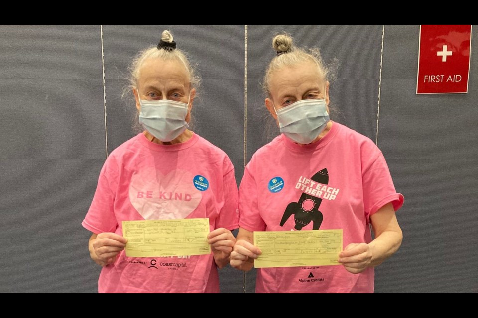 The Vancouver-based acting duo from ‘A Series of Unfortunate Events’ received their coronavirus vaccines from Vancouver Coastal Health this week.