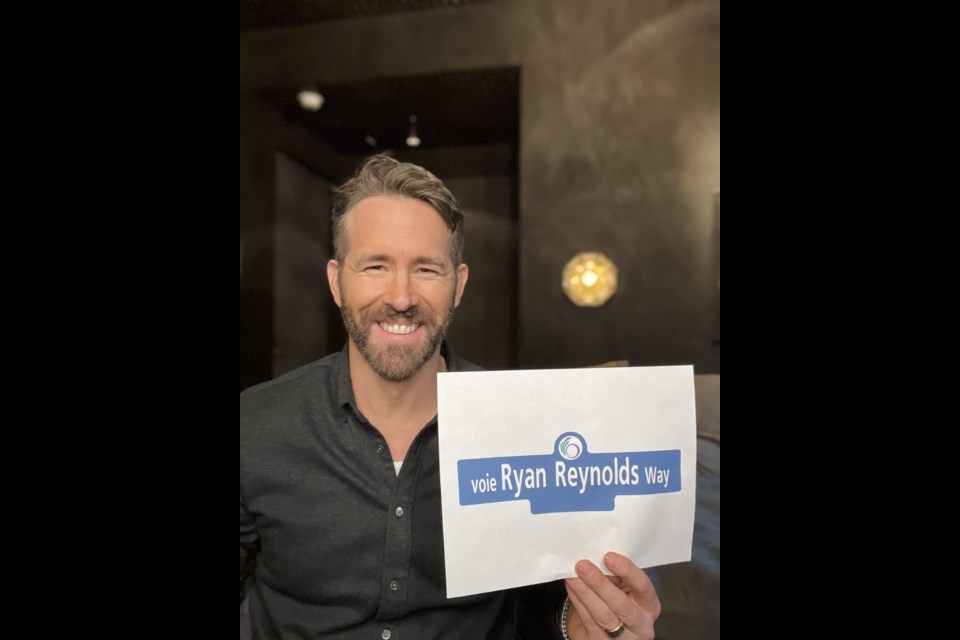 Ryan Reynolds has shut down the idea of Vancouver having its own street named after him in the past. 