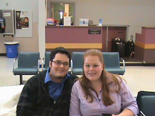 Nick and Tiffany Ross together in 2008.