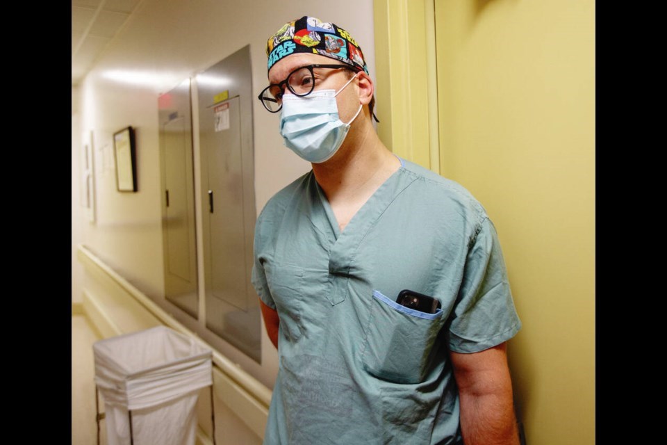 ICU and ER physician Dr. Adam Thomas, who is 36, says he's treating fathers his age with young children putting them on a ventilator "knowing it's unlikely they're going to see their kids again." 