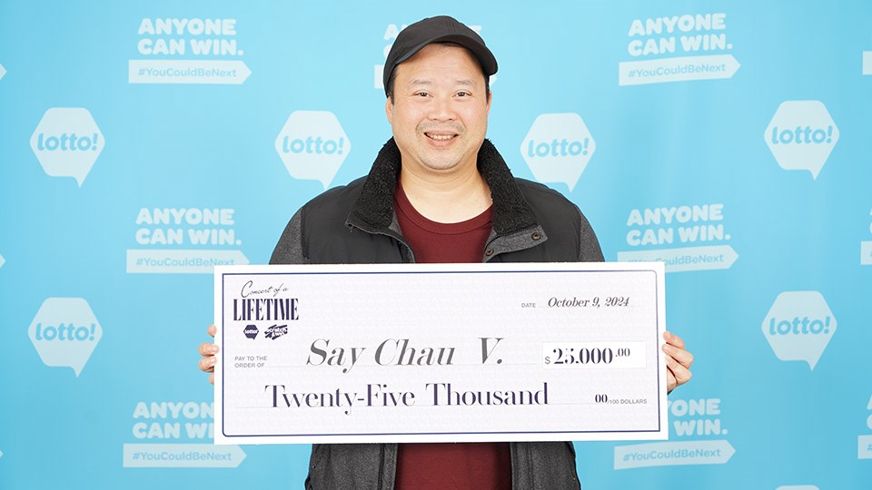 Say Chan Voong exclaimed “wow!” when he realized he won $25,000. The Richmond resident purchased the ticket at Parker Place Convenience Centre at Parker Place in Richmond.