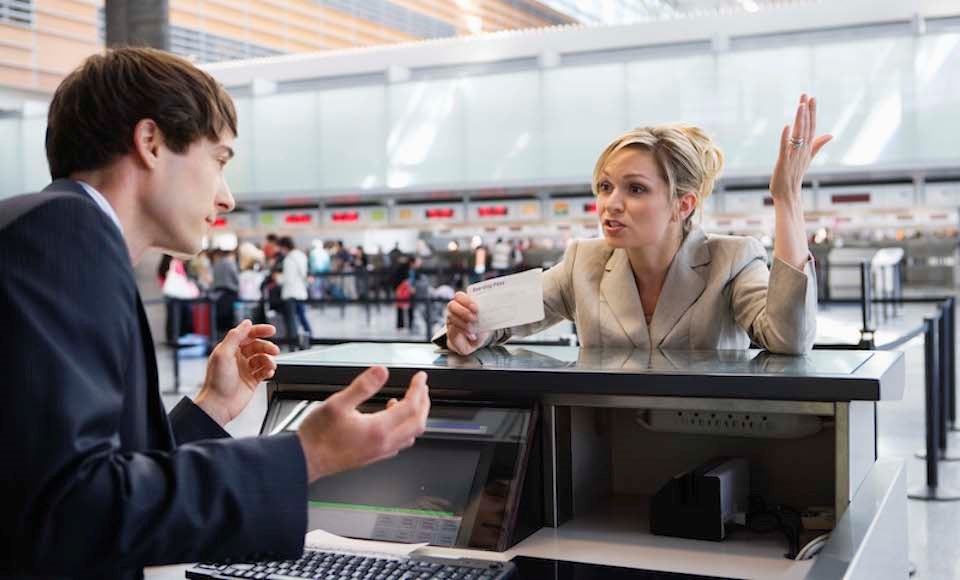 woman-angry-airport-flair-airlines-vancouver