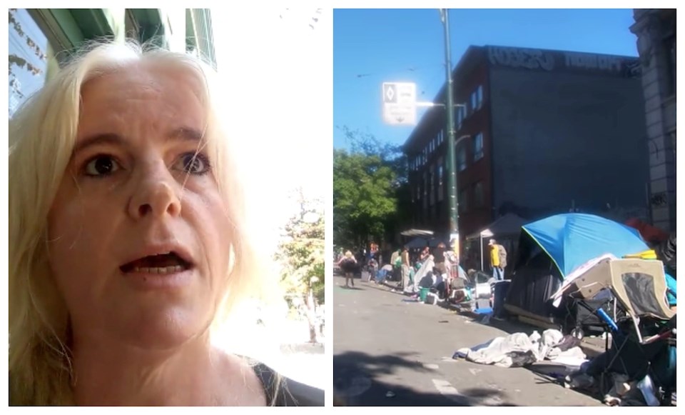 woman-tent-city-vancouver-hastings